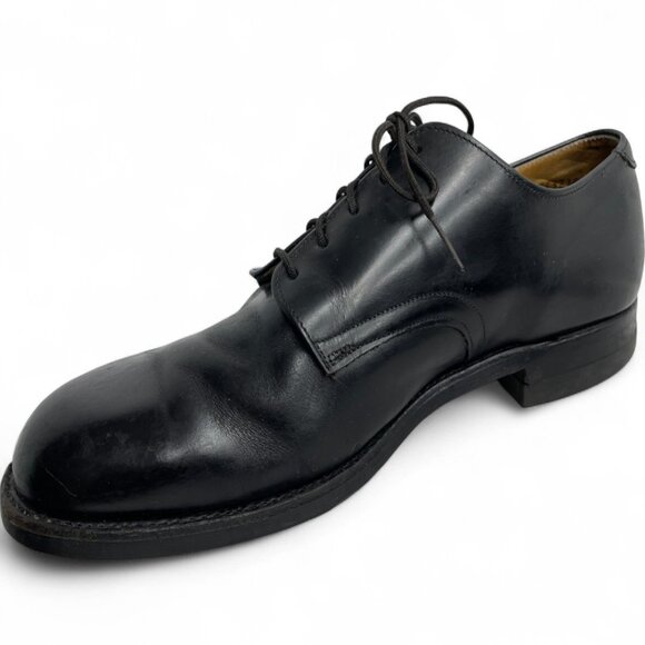Vintage 1980 Craddock Terry Shoes Men's 8.5 W Leather Military Lace Up Oxfords - Picture 8 of 13